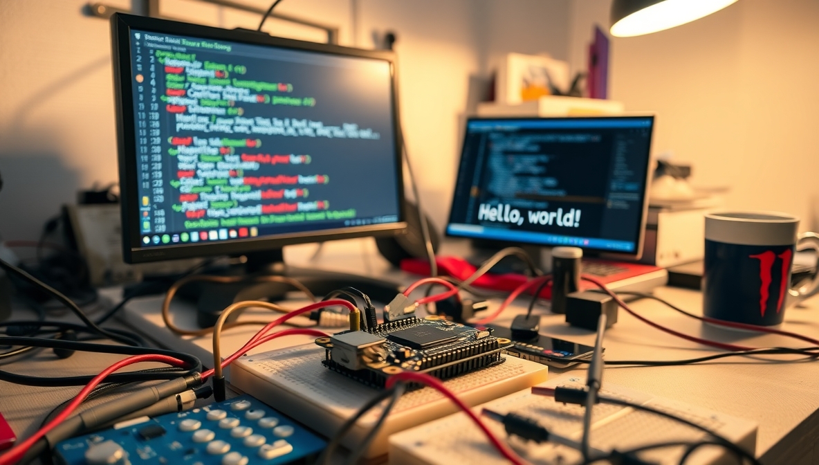 ESP32 + Rust: The Legendary “Hello, world!” Quest